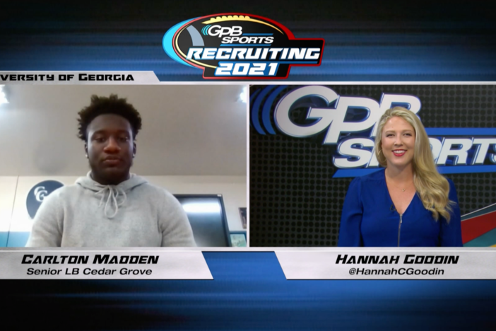 GPB’s Hannah Goodin talks to Cedar Grove LB Carlton Madden about his recruiting process.