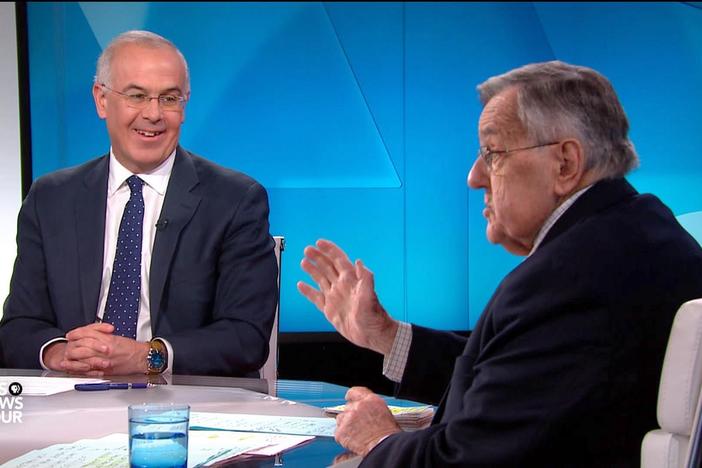 Shields and Brooks on Iran conflict, impeachment trial standoff