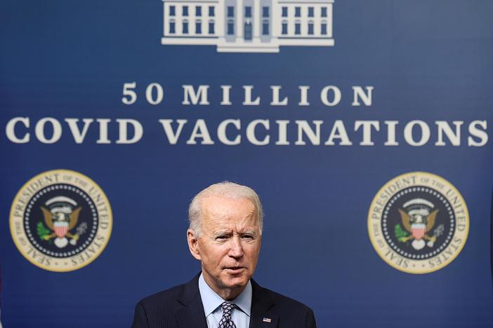 News Wrap: Biden says the U.S. is ahead of schedule on COVID-19 vaccinations