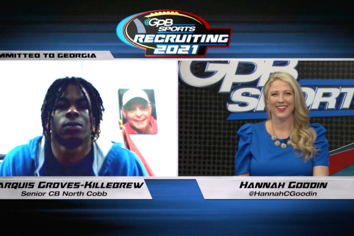 GPB’s Hannah Goodin talks to North Cobb CB Marquis Groves-Killebrew about his recruiting p