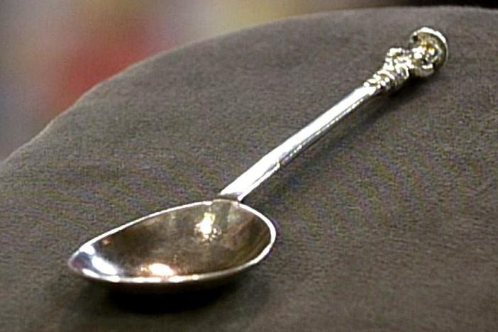 Appraisal: Exeter Silver Spoon, ca. 1600, from Vintage Rochester.