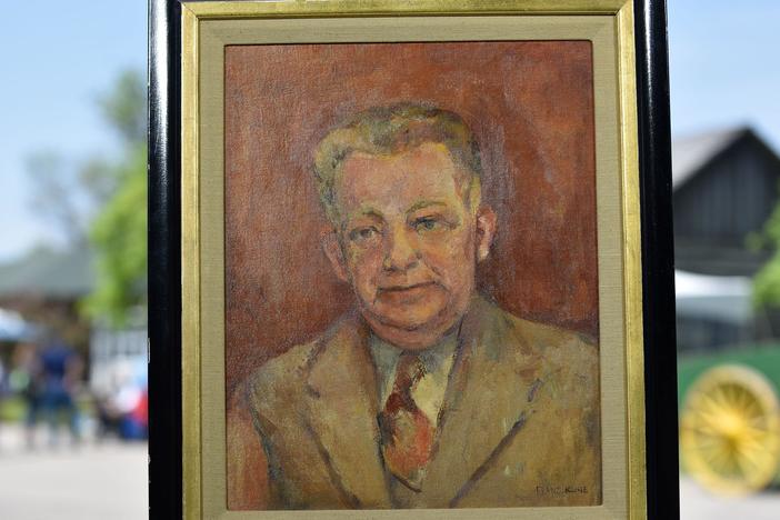 Appraisal: 1947 Franz Kline Oil Portrait