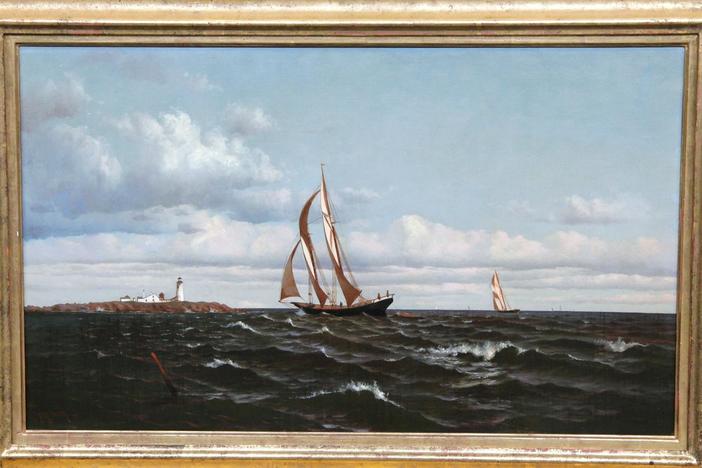Appraisal: 1874 Francis A. Silva Oil, from Seattle Hour 1.