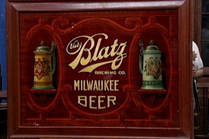 Appraisal: Beer Advertising Sign, from Vintage Milwaukee.