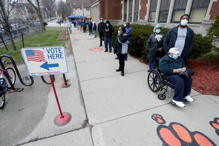 2 views on Wisconsin’s decision to hold in-person voting Tuesday