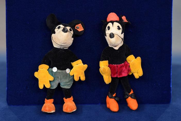 Appraisal: Steiff Mickey & Minnie Mouse Dolls, ca. 1935, from Spokane, Hour 1.