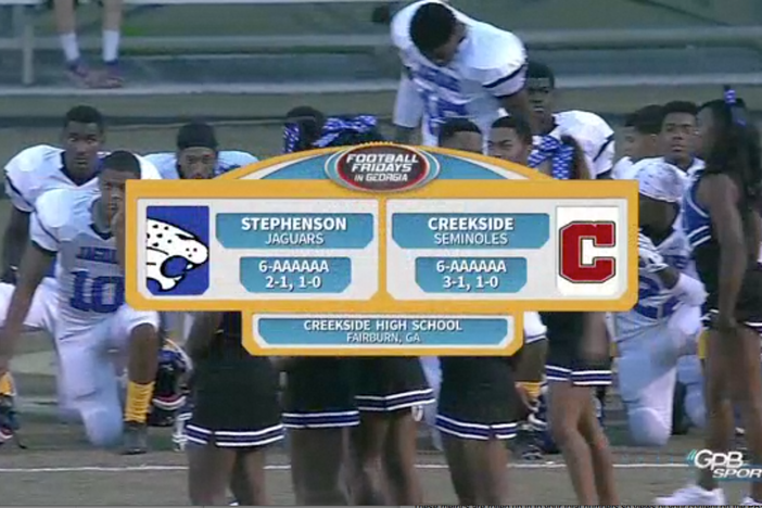 Stephenson Jaguars v Creekside Seminoles (9/19/14) @ Creekside High School. Fairburn, GA