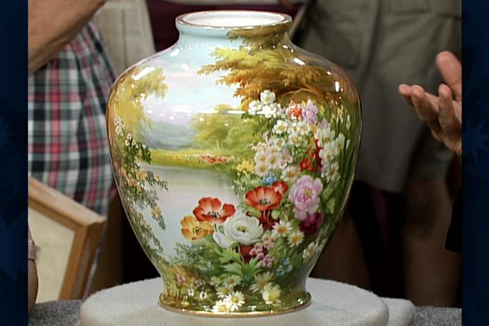 Appraisal: Noritake Vase, ca. 1920 , from Vintage Las Vegas.