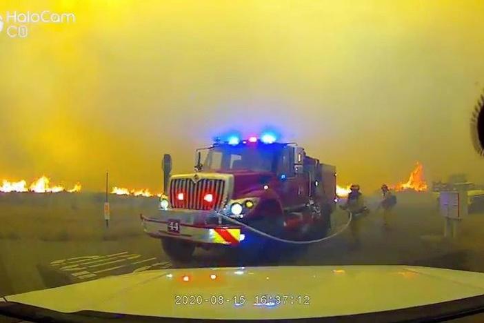 News Wrap: California wildfires push crews to their limit