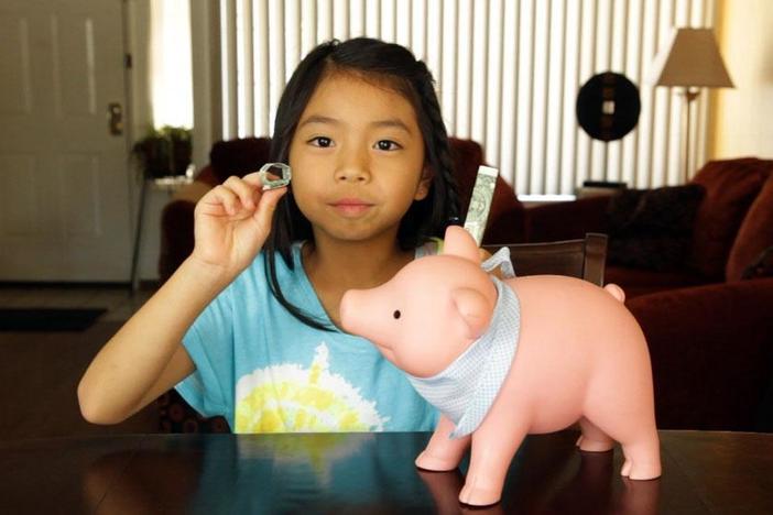 Watch Full-Time Kid, Mya, teach you the art of origami using only a dollar! 