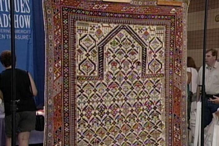 Appraisal: Shirvan Rug, ca. 1890, from Vintage Rochester.