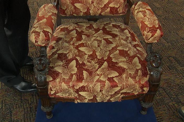 Appraisal: Herter Brothers Arm Chair, ca. 1865, from Palm Springs Hour 3.