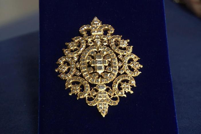 Appraisal: 18th-Century Diamond & Gold Badge, from Tucson Hr 2.