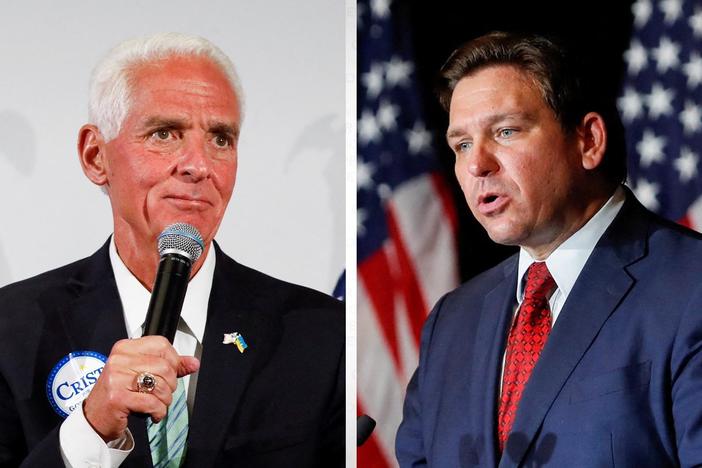 Culture wars take center stage in Florida's governor race between DeSantis and Crist