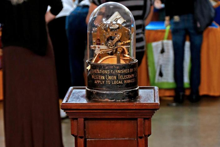 Appraisal: Edison Stock Ticker with Stand, ca. 1910, from Jacksonville Hour 1.