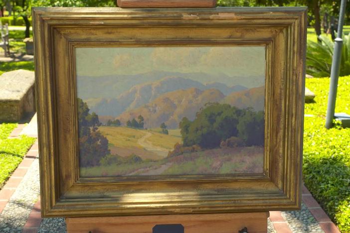 Appraisal:Maurice Braun Landscape Oil, ca. 1920