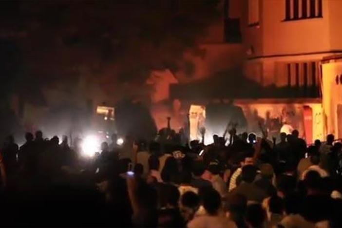 Correspondent Charles Sennott once again witnesses protests and tear gas in Tahrir Square.