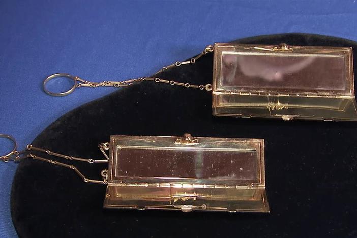 Appraisal: Gold Tiffany Half Compacts, from Manor House Treasures.