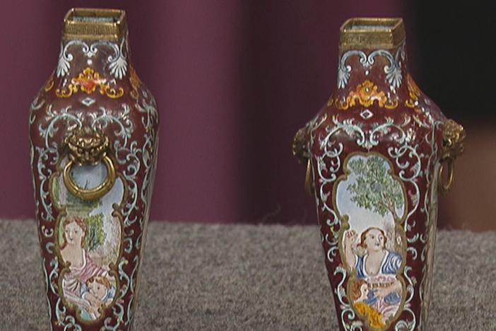 Appraisal: Qianlong-Style Vases, ca. 1920, from Vintage St. Louis.