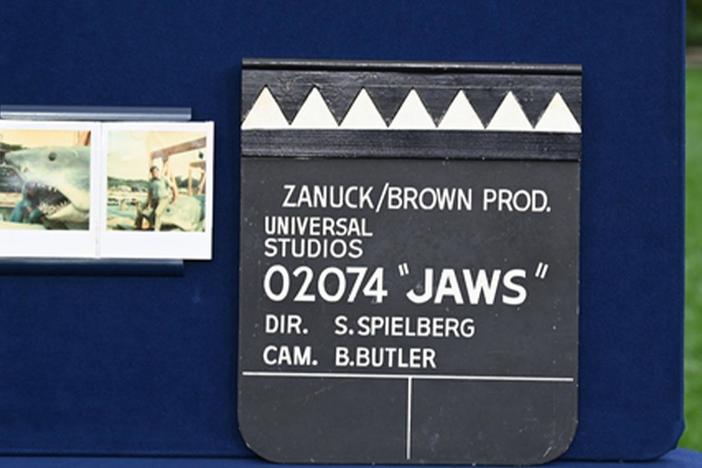 Appraisal: 1975 "Jaws" Clapperboard
