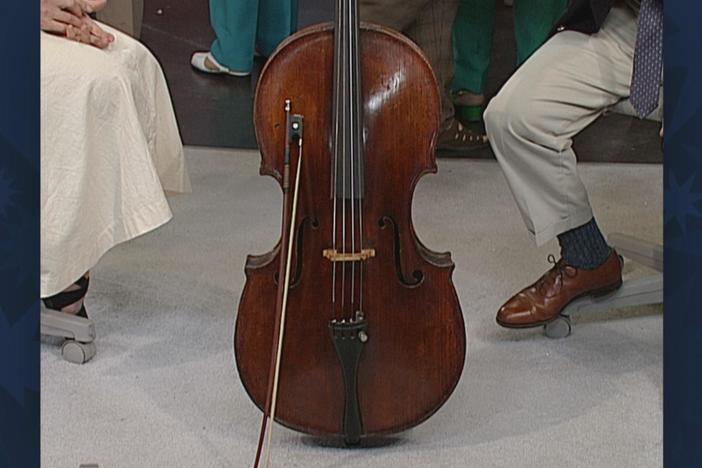 Appraisal: Klotz Cello & W. E. Hill Bow, from Vintage Sacramento.