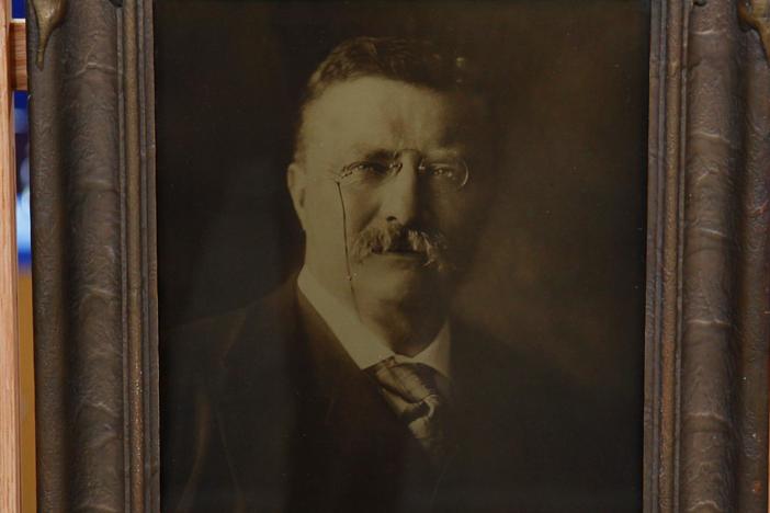 Appraisal: 1906 T. Roosevelt Portrait by Curtis, from Rapid City Hour 1.