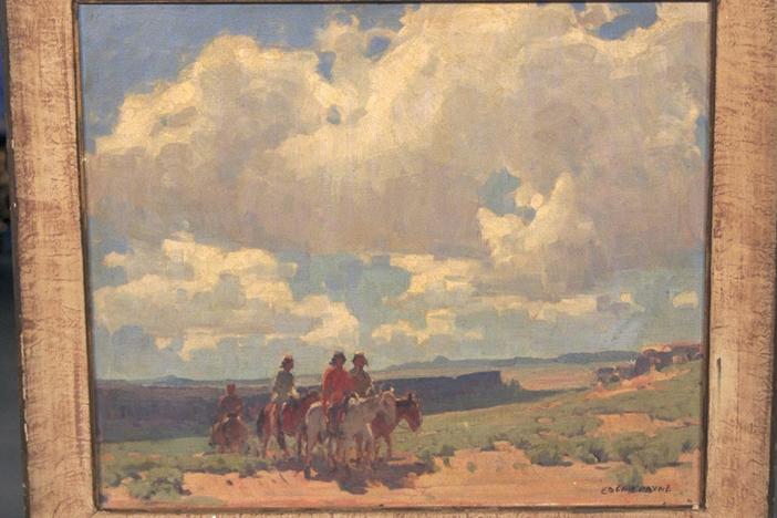 Appraisal: Edgar Alwin Payne Painting, ca. 1925, from Vintage Tucson.