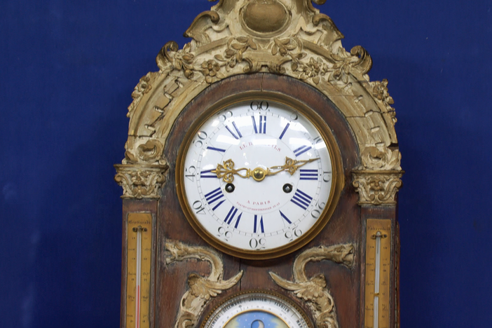 Appraisal: Le Roy & Fils Wall Clock, ca. 1870, in St. Louis Hour 1.