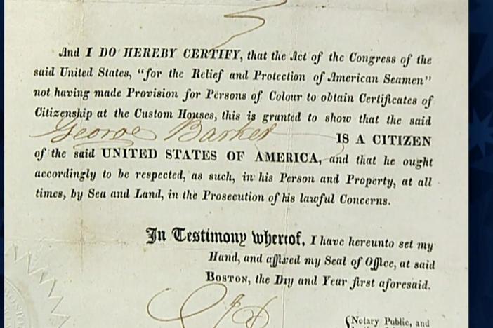 Appraisal: 1821 U.S. Citizenship Certificate
