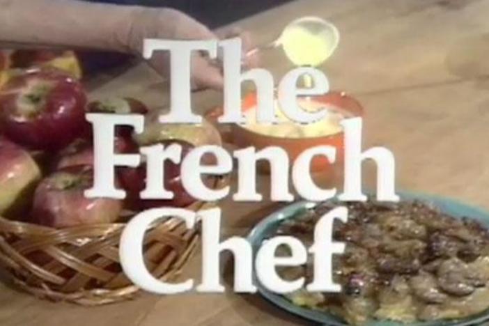 The French Chef, Julia Child presents a party Lamb Stew with fresh vegetables.
