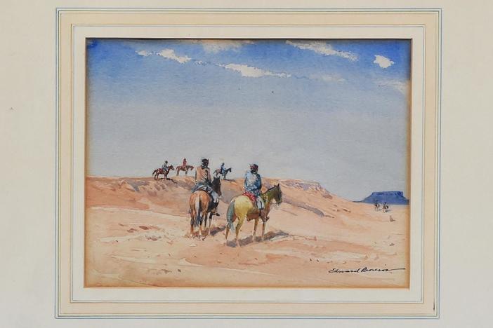 Appraisal: Edward Borein Watercolor, ca. 1930, from Chicago, Hour 3.