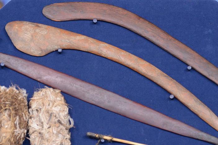 Appraisal: Late 19th-C. Australian Aboriginal Artifacts, from Birmingham, Hour 1.