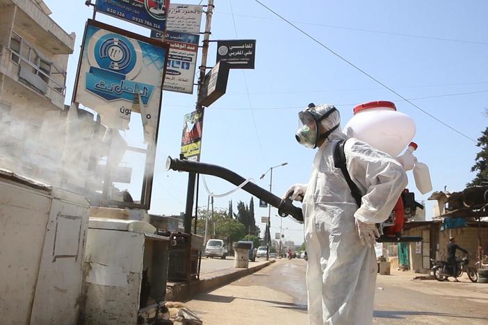 Syrian civilians prepare for a new battle with invisible foe: coronavirus