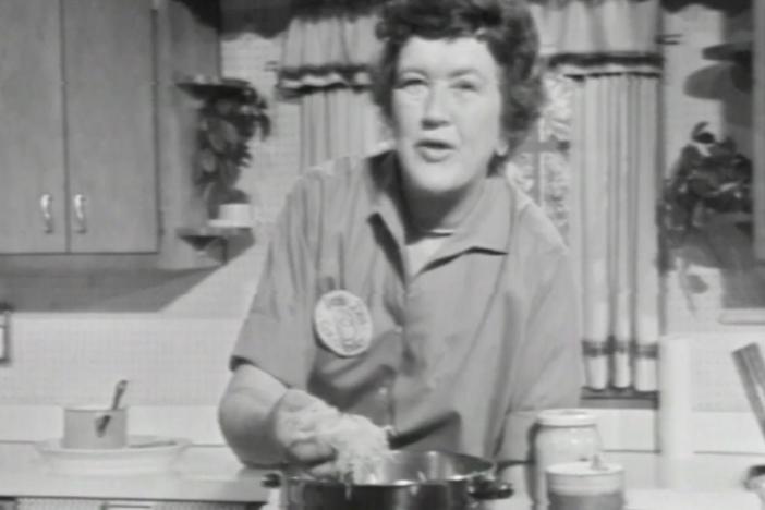 Julia Child, the French Chef, explores lettuce and cabbage dishes.