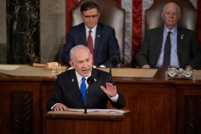 Netanyahu defends Israel's Gaza war in address to Congress boycotted by many Democrats