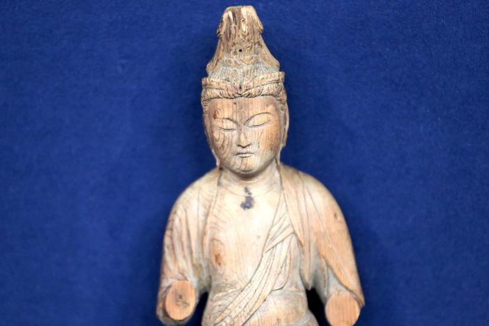 Appraisal: Japanese Kannon Figure, ca. 1200, in Harrisburg Hour 2.