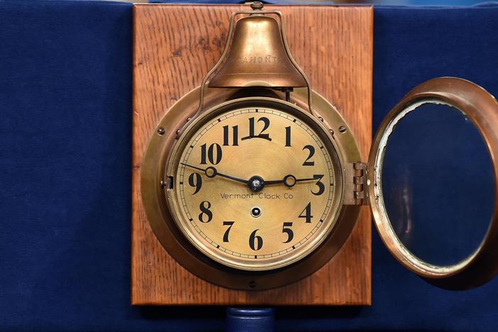 Appraisal: Vermont Clock Company Marine Clock, ca. 1900, from Spokane Hour 2.