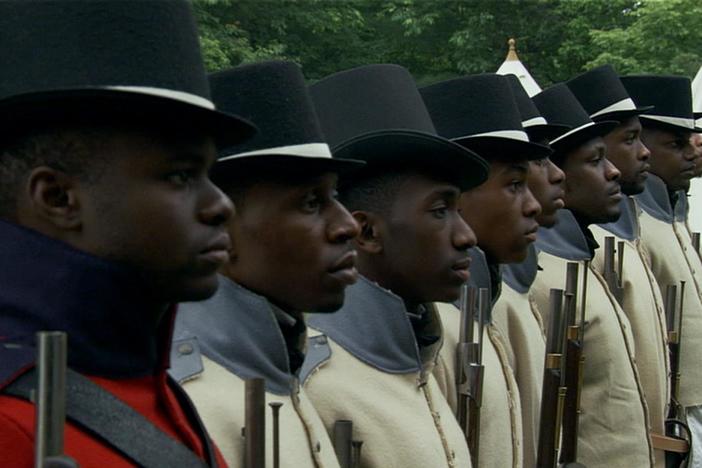 Black soldiers and sailors in the War of 1812.