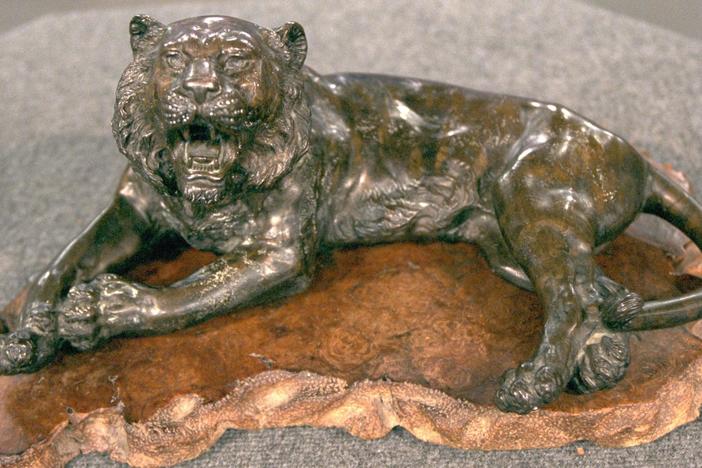 Appraisal: Japanese Bronze Tiger, ca. 1904, from Vintage Tucson.