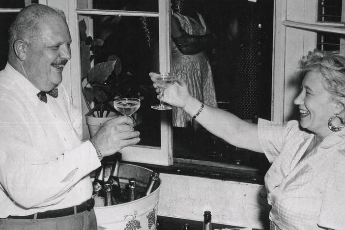 James Beard began cooking and entertaining when his savings ran low as a young man.