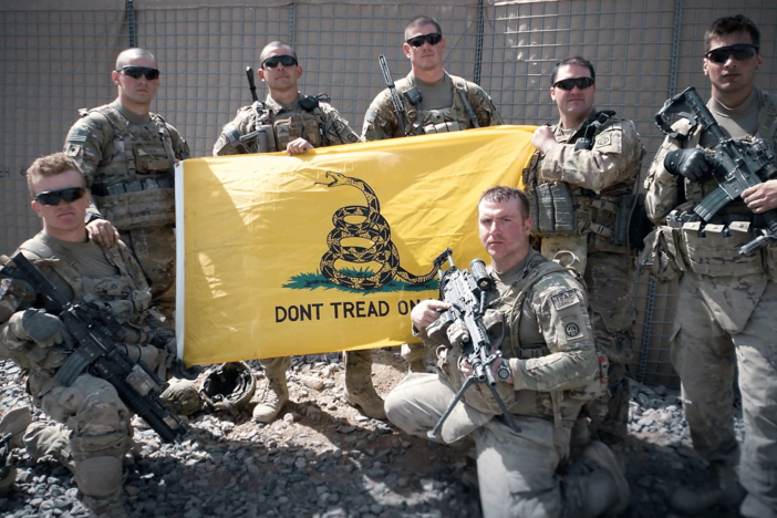 The “Don’t Tread on Me” flag has been co-opted by a range of Americans throughout history.