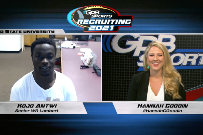 GPB’s Hannah Goodin talks to Lambert WR Kojo Antwi about his recruiting process.