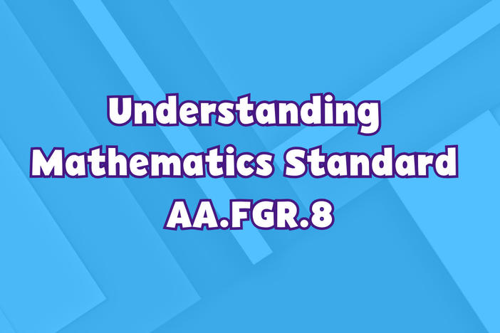 Understanding Advanced Algebra: Concepts & Connections Standard AA.DSR ...