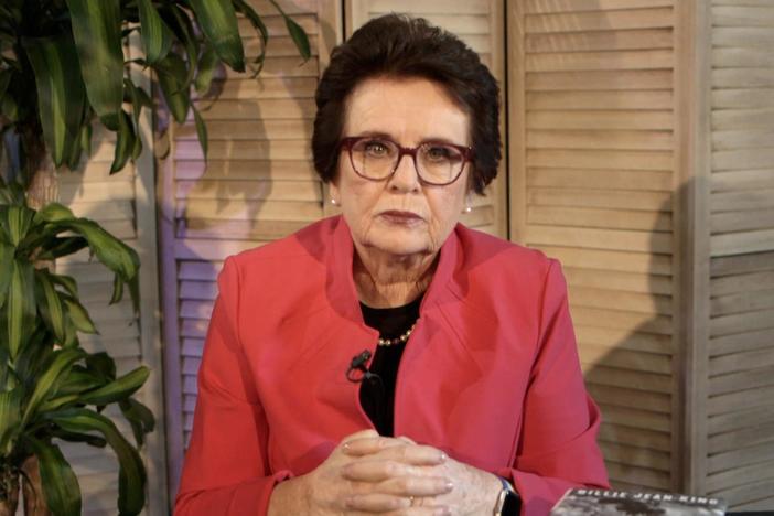 Tennis legend Billie Jean King discusses her new memoir.