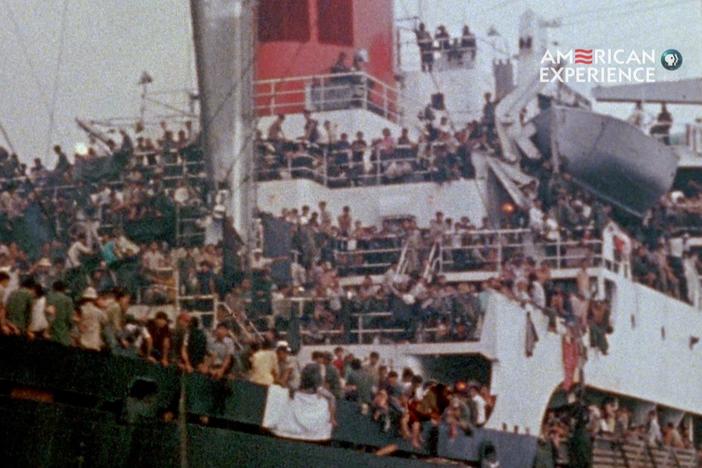 The USS Kirk escorted thousands of refugees to the Philippines. Premieres 4/28 on PBS. 