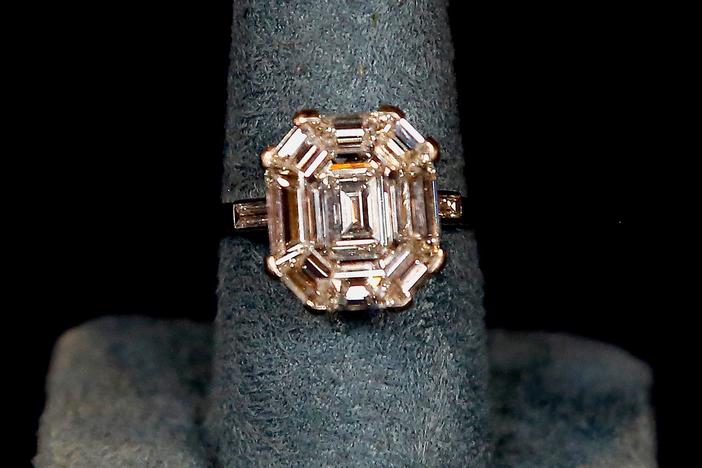Appraisal: French Art Deco Diamond Ring, ca. 1930, from Baton Rouge, Hour 1.
