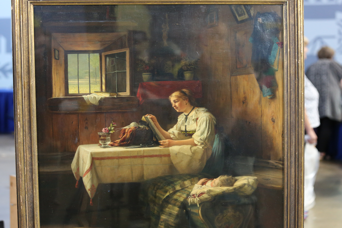 Appraisal: August Müller Painting, ca. 1875 from Green Bay, Hour 2.