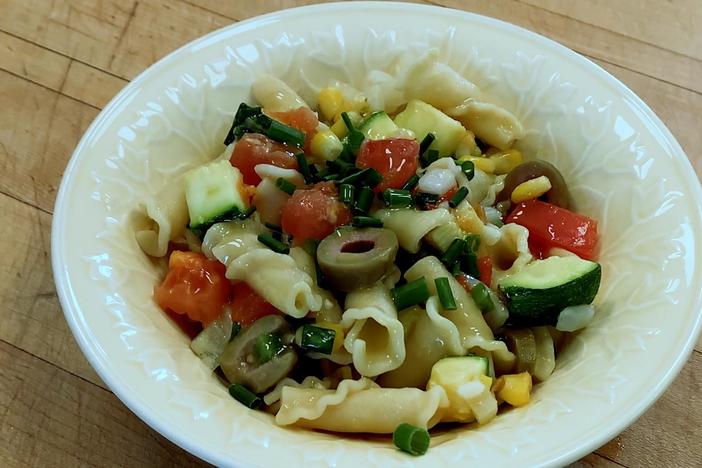 This versatile pasta recipe can be made with any seasonal vegetables.