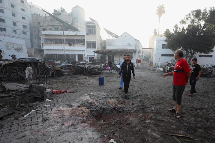 Examining intelligence assessments of who is responsible for Gaza hospital blast
