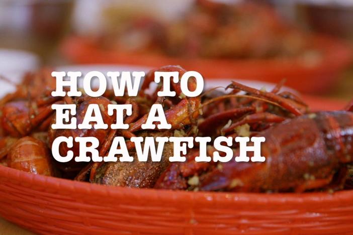 Houston food writer Jenny Wang shows us how to eat Vietnamese-style crawfish.